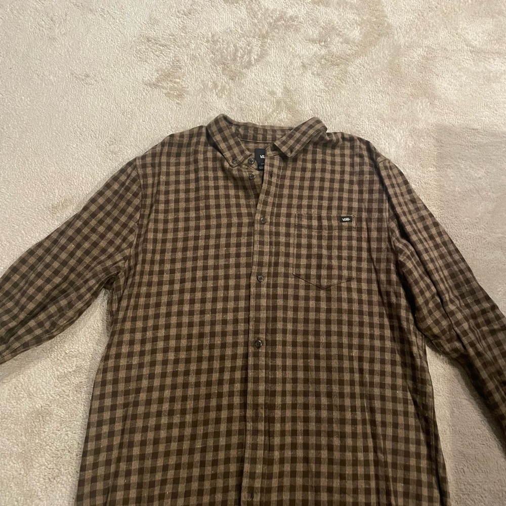 Lightly used Vans button up
